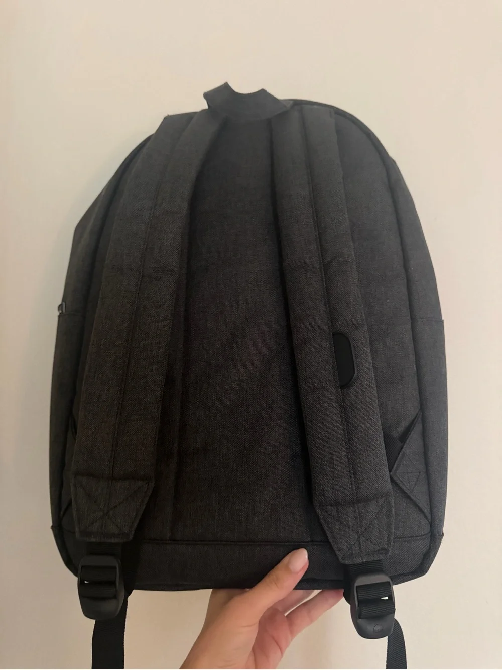 Herschel Supply Company Black Backpack with Pink Zipper Accents